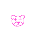 bear face emotion（個別スタンプ：5）