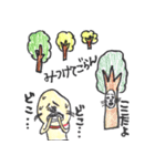 気まぐれな生き物の集まり（個別スタンプ：14）