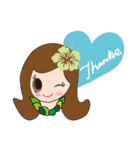 Cutie Hula girl Sticker（個別スタンプ：18）