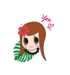 Cutie Hula girl Sticker（個別スタンプ：22）