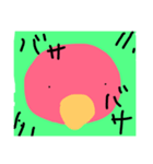 指描きインコ2（個別スタンプ：3）