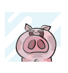 pink fat pig（個別スタンプ：14）