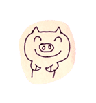 Pig paper（個別スタンプ：7）