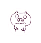 Pig paper（個別スタンプ：11）