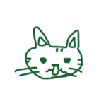 落書きシリーズ＊ねこ（個別スタンプ：1）