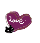 落書きシリーズ＊ねこ（個別スタンプ：8）