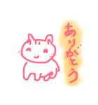 落書きシリーズ＊ねこ（個別スタンプ：25）
