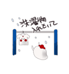にわとりの師匠と僕（個別スタンプ：32）
