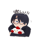 にわとりの師匠と僕（個別スタンプ：38）