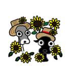 イタリアングレイハウンド チモ＆モナ（個別スタンプ：40）