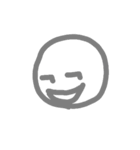 いろんな表情(単色)（個別スタンプ：9）