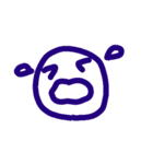 いろんな表情(単色)（個別スタンプ：13）