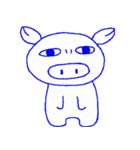 眉間に皺のよった奴ら（個別スタンプ：5）