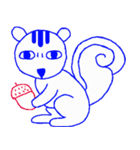 眉間に皺のよった奴ら（個別スタンプ：6）