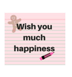 Note Pad Sticker (Eng.)（個別スタンプ：7）