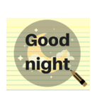 Note Pad Sticker (Eng.)（個別スタンプ：15）