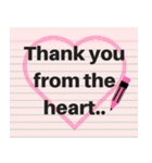 Note Pad Sticker (Eng.)（個別スタンプ：20）