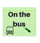 Note Pad Sticker (Eng.)（個別スタンプ：27）