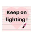 Note Pad Sticker (Eng.)（個別スタンプ：33）