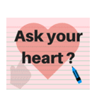 Note Pad Sticker (Eng.)（個別スタンプ：36）