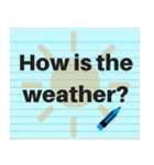 Note Pad Sticker (Eng.)（個別スタンプ：39）