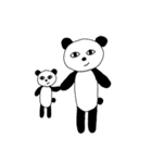 恐怖のパンダ（個別スタンプ：1）