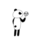 恐怖のパンダ（個別スタンプ：32）
