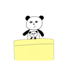 恐怖のパンダ（個別スタンプ：34）