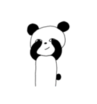 恐怖のパンダ（個別スタンプ：35）