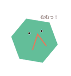 The simple shape（個別スタンプ：3）