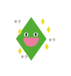 The simple shape（個別スタンプ：37）