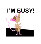 ENGLISH ONLY VERSION-Soapy Mouse（個別スタンプ：6）