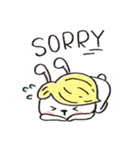 Wig rabbit Funny life（個別スタンプ：3）