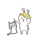 Wig rabbit Funny life（個別スタンプ：15）