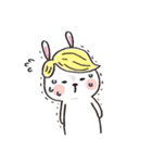 Wig rabbit Funny life（個別スタンプ：20）
