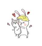 Wig rabbit Funny life（個別スタンプ：29）