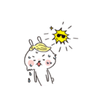 Wig rabbit Funny life（個別スタンプ：31）
