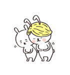 Wig rabbit Funny life（個別スタンプ：32）