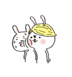 Wig rabbit Funny life（個別スタンプ：39）