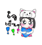 Miss. LaLa. Love Cat..^^！！（個別スタンプ：8）