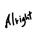 Simple Letters（個別スタンプ：2）