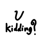 Simple Letters（個別スタンプ：3）