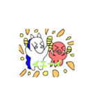 ウマさんとタコさん（個別スタンプ：7）