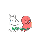 ウマさんとタコさん（個別スタンプ：24）