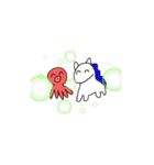 ウマさんとタコさん（個別スタンプ：32）