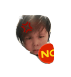Chubby boy on run（個別スタンプ：5）