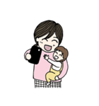 Busy mommy（個別スタンプ：1）