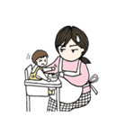 Busy mommy（個別スタンプ：27）