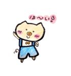 ミニぶたのトントン（個別スタンプ：1）