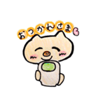 ミニぶたのトントン（個別スタンプ：6）